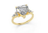 Clarion Heart Diamond Engagement Ring