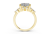 Liora Heart Diamond Engagement Ring