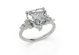 Liora Heart Diamond Engagement Ring