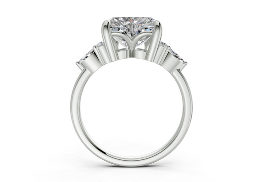 Clarion Heart Diamond Engagement Ring