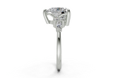 Idris Heart Diamond Engagement Ring