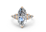 Elowyn Marquise Diamond Engagement Ring