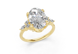 Elowyn Oval Diamond Engagement Ring