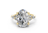 Idris Oval Diamond Engagement Ring