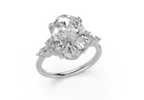 Sarice Oval Diamond  Engagement Ring