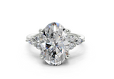 Idris Oval Diamond  Engagement Ring