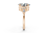 Idris Oval Diamond  Engagement Ring