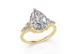 Sarice Pear Diamond Engagement Ring