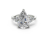 Elowyn Pear Diamond Engagement Ring