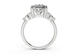 Amadia Princess Diamond Engagement Ring