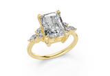 Amadia Radiant Diamond Engagement Ring