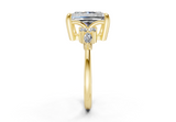 Idris Radiant Diamond  Engagement Ring