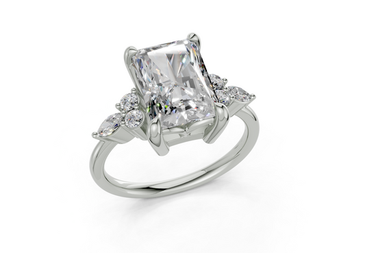 Liora Radiant Diamond  Engagement Ring