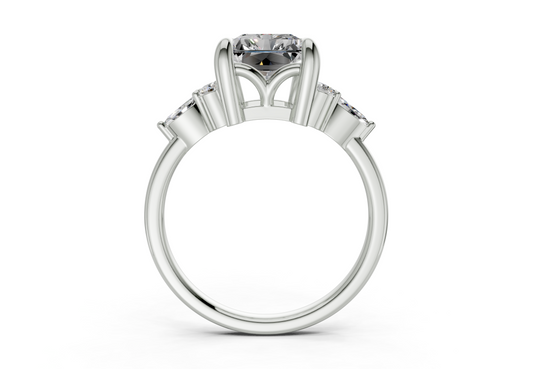 Liora Radiant Diamond Engagement Ring