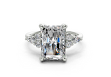 Idris Radiant Diamond  Engagement Ring