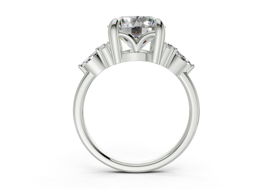 Liora Round Diamond Engagement Ring