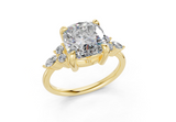 Thalen Cushion Square Diamond  Engagement Ring