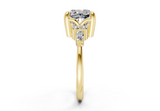 Amadia Cushion Square Diamond  Engagement Ring