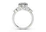 Elowyn Cushion Square Diamond Engagement Ring