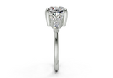 Idris Cushion Square Diamond  Engagement Ring