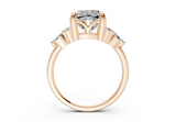 Liora Cushion Square Diamond Engagement Ring