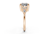 Idris Cushion Square Diamond  Engagement Ring