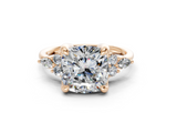 Amadia Cushion Square Diamond  Engagement Ring