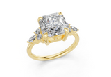 Thalen Radiant Square Diamond  Engagement Ring