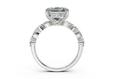 Zania Asscher Diamond Engagement Ring