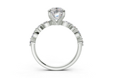 Zania Elongated Cushion Diamond  Engagement Ring