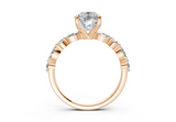 Zania Elongated Cushion Diamond  Engagement Ring