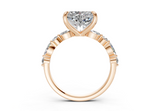 Zania Heart Diamond Engagement Ring