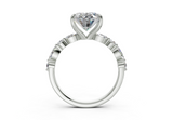 Zania Oval Diamond  Engagement Ring