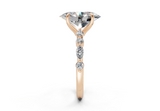 Zania Oval Diamond  Engagement Ring