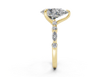 Zania Pear Diamond Engagement Ring