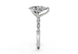 Zania Pear Diamond Engagement Ring