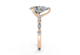 Zania Pear Diamond Engagement Ring