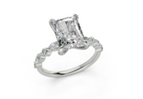 Zania Radiant Diamond  Engagement Ring