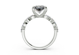 Zania Radiant Diamond Engagement Ring