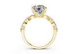 Zania Round Diamond Engagement Ring