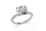 Zania Round Diamond Engagement Ring