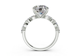 Zania Round Diamond Engagement Ring