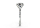 Zania Round Diamond Engagement Ring