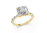 Zania Radiant Square Diamond  Engagement Ring