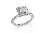 Zania Radiant Square Diamond  Engagement Ring