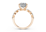 Zania Radiant Square Diamond  Engagement Ring