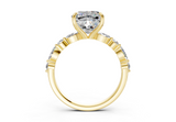 Zania Cushion Square Diamond  Engagement Ring