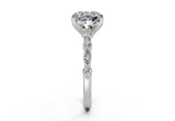 Zania Cushion Square Diamond  Engagement Ring