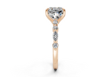 Zania Cushion Square Diamond Engagement Ring