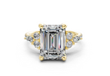 Nyelle Emerald Diamond  Engagement Ring